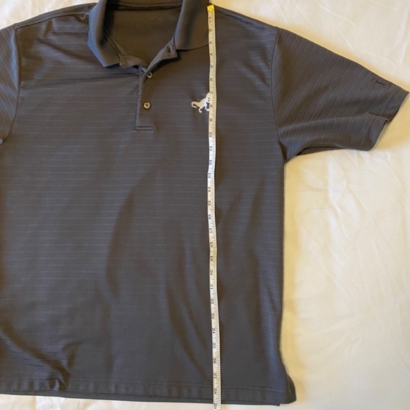 Champion's Tour--PGA-Men's Large- Golf Polo-Charcoal Grey-Dinosaur Logo - Picture 2 of 9